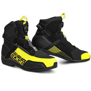 Shima Edge Vent fekete fluo motorkerékpár csizma sárga