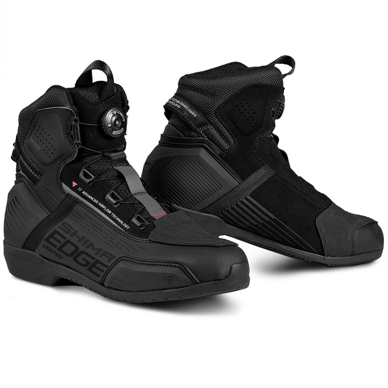 Shima Edge Vent motoros cipő fekete