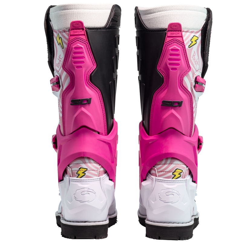 SiDi Crossair HD End BB001 motoros csizma rózsaszín-fehér
