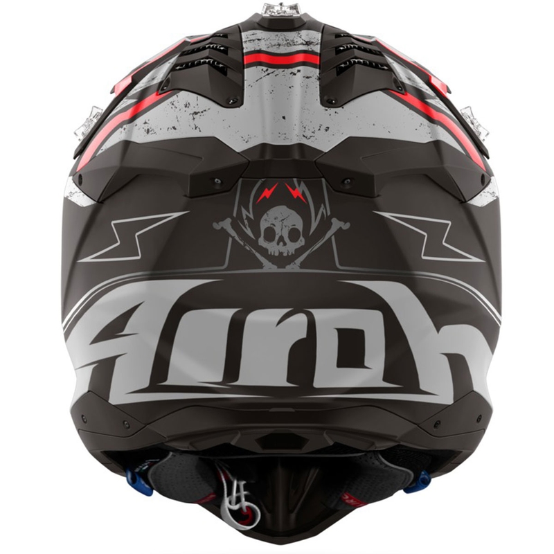 Airoh Aviator 3 Burnout motokrossz bukósisak fekete matt
