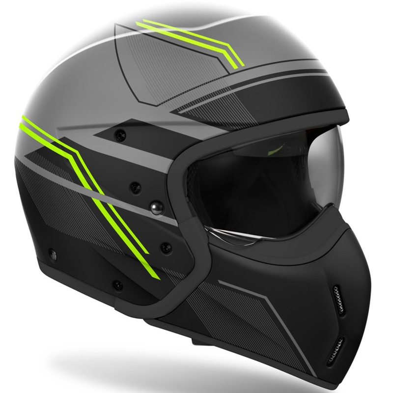 Airoh J110 Slim moduláris motoros bukósisak matt sárga
