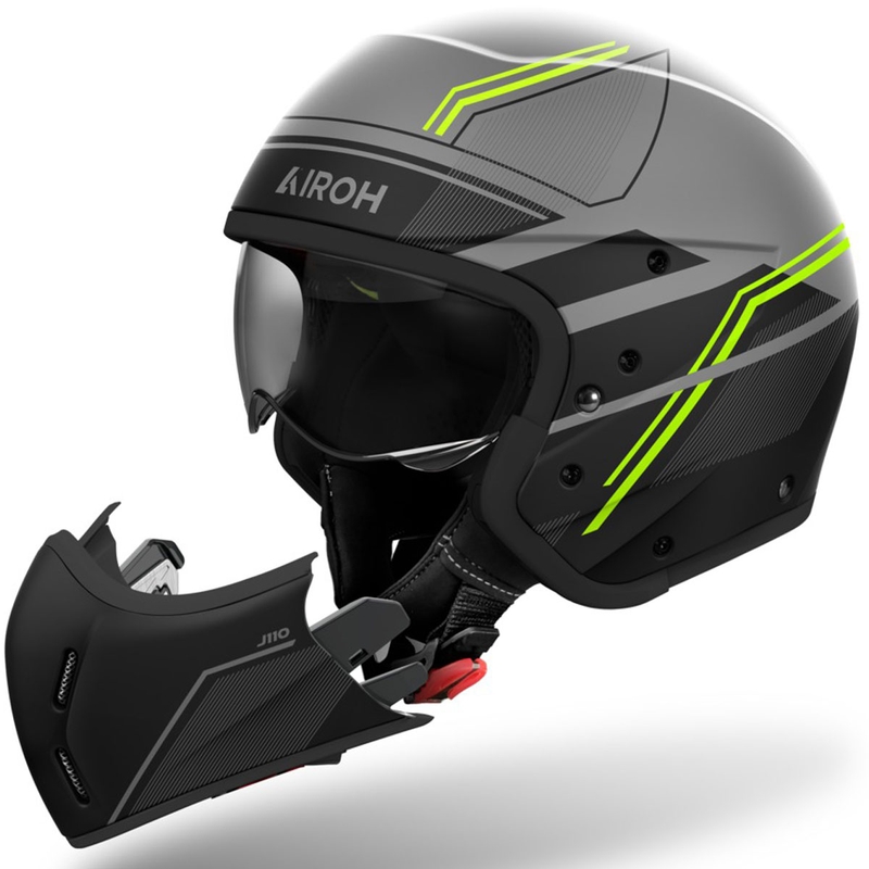 Airoh J110 Slim moduláris motoros bukósisak matt sárga