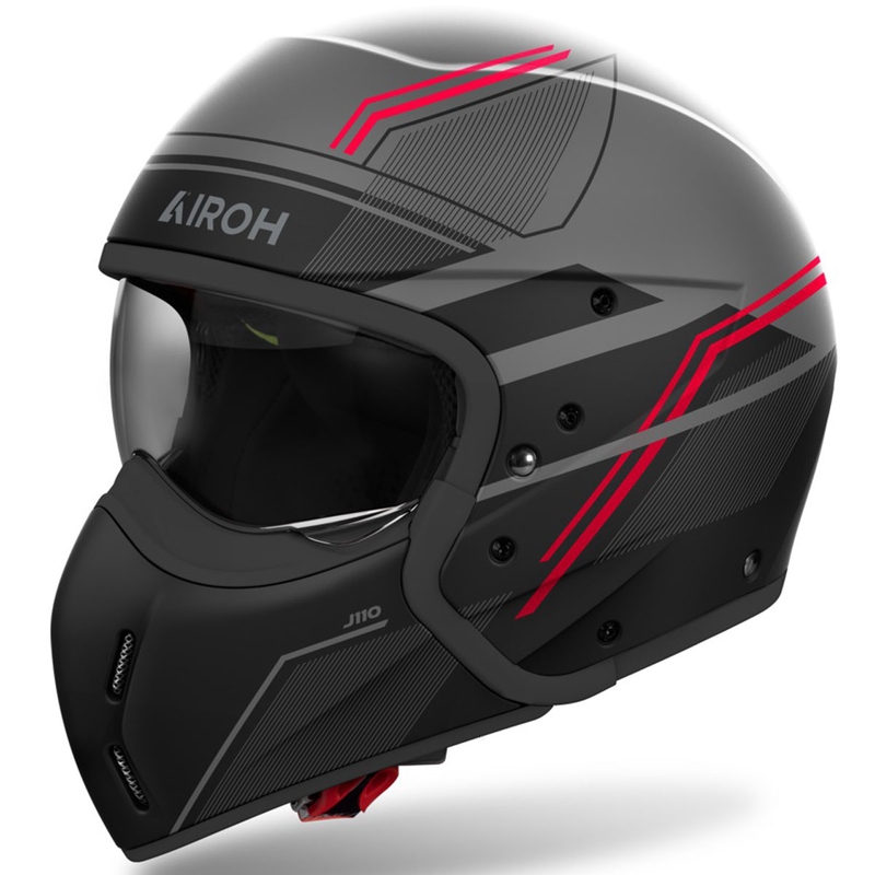 Airoh J110 Slim moduláris motoros bukósisak matt piros