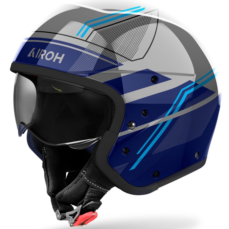 Airoh J110 Slim moduláris motoros bukósisak fényes kék