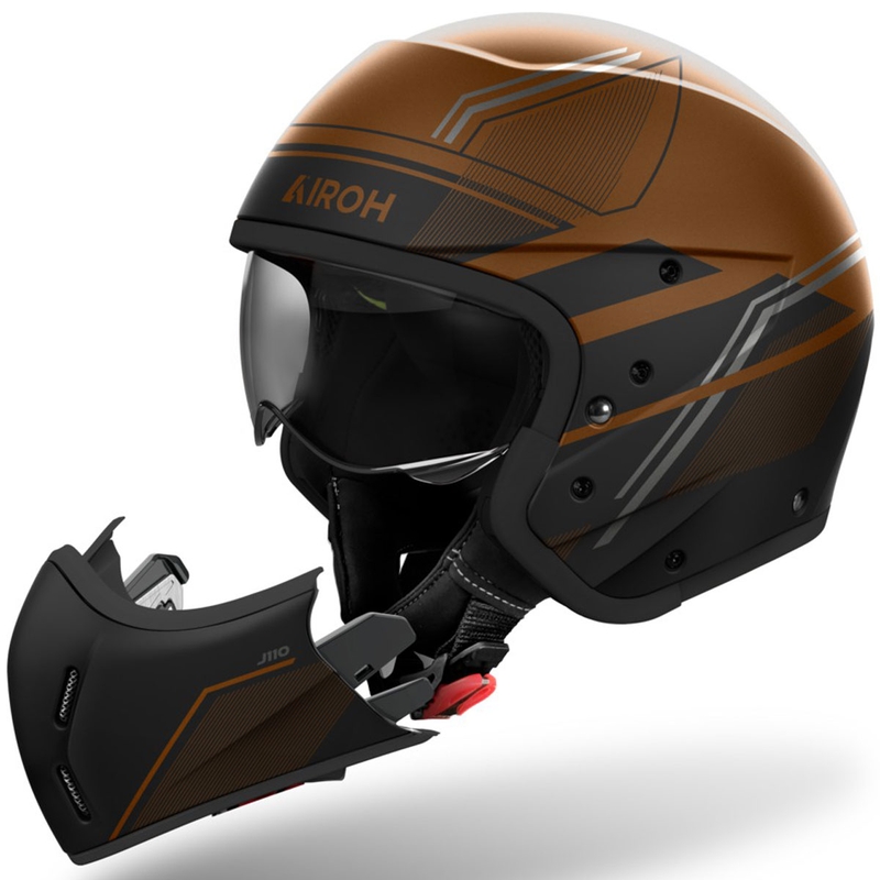 Airoh J110 Slim moduláris motoros bukósisak fényes bronz