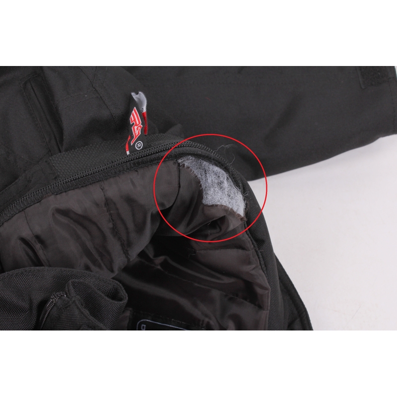 Rövidített női nadrág motorkerékpár RSA Racer 2 fekete - II.class