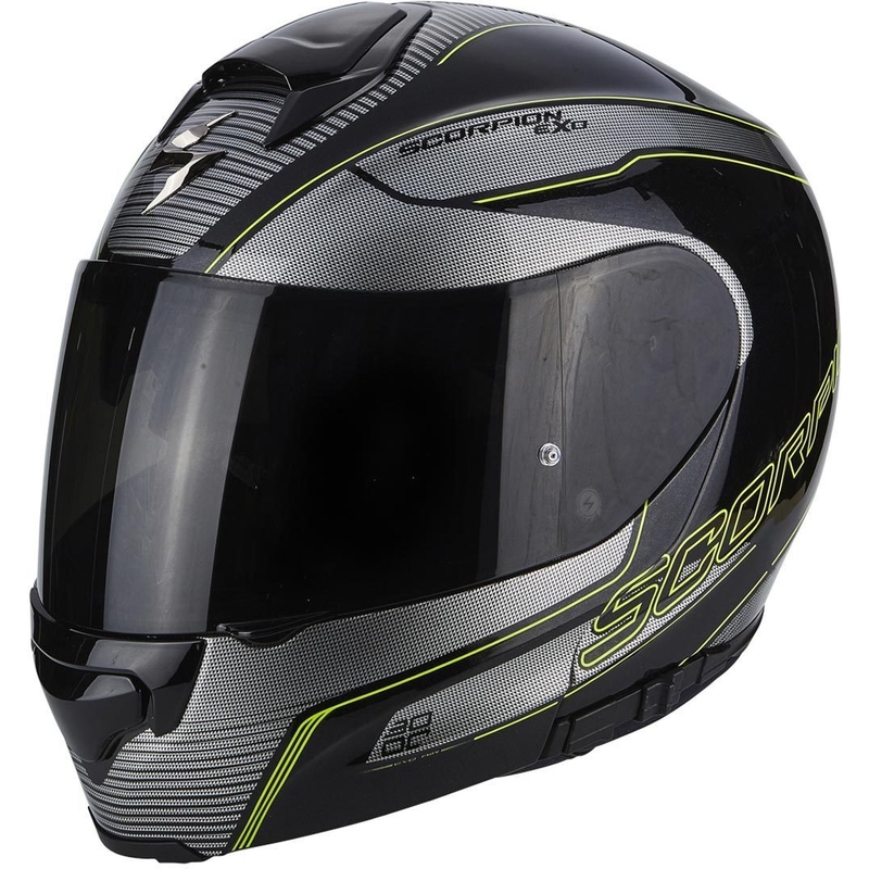 Motoros sisak dönthető Scorpion EXO-3000 Babakocsi fekete-fluo sárga - II.class