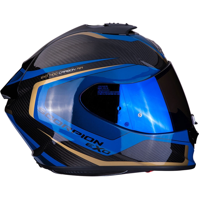 Integrált sisak Scorpion EXO-1400 Carbon Air Esprit fekete-kék