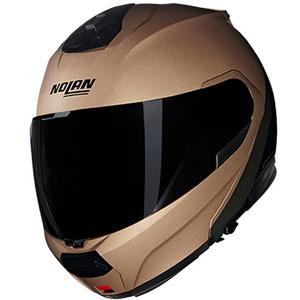 Výklopná helma na motorku Nolan N100-6 Verniciatura Speciale N-COM 341 pískovo-černá