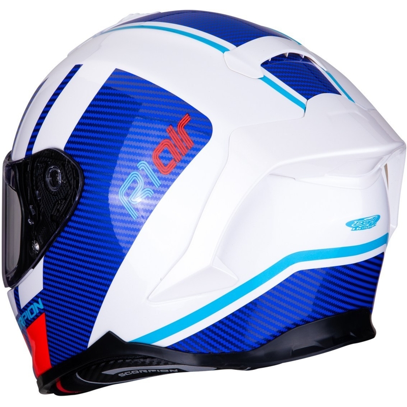 Integrált sisak Scorpion EXO-R1 Air Corpus fehér-kék-piros