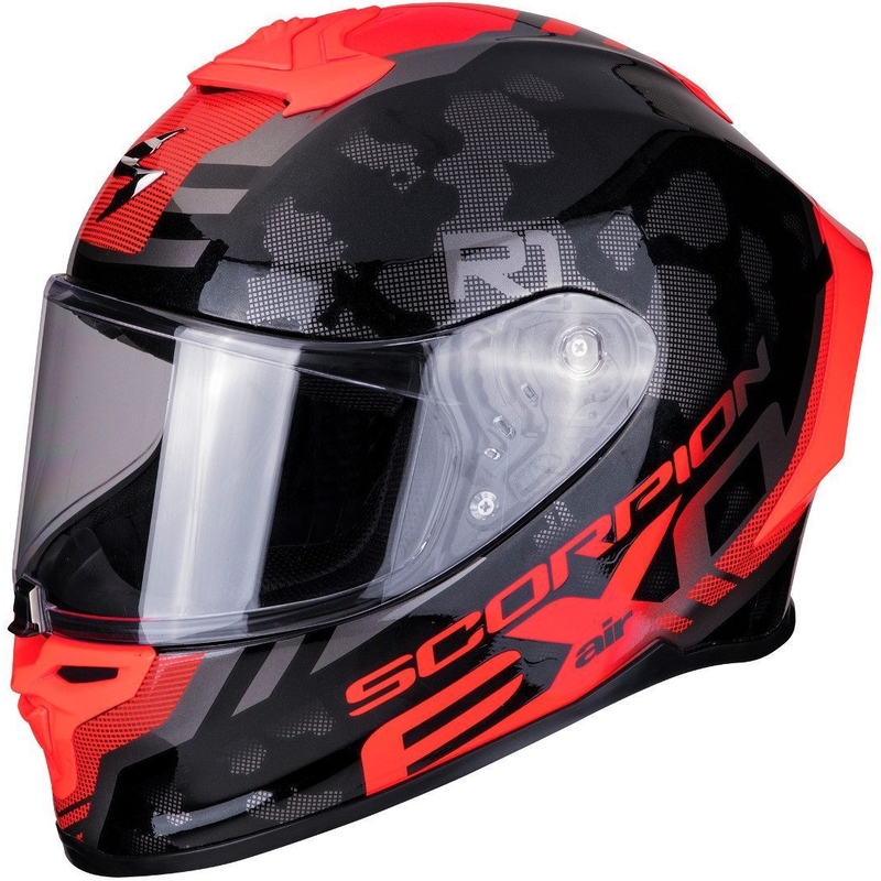 Integrált sisak Scorpion EXO-R1 Air Ogi fekete-piros