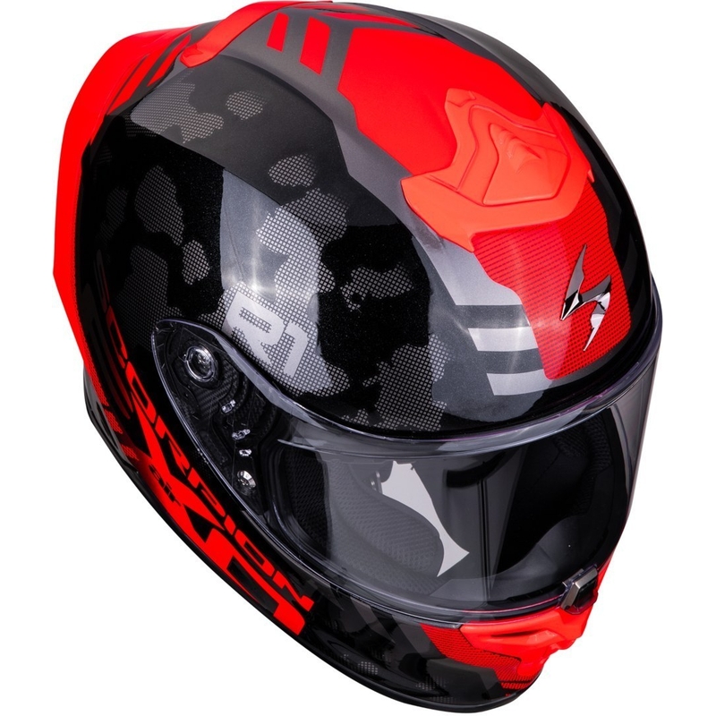 Integrált sisak Scorpion EXO-R1 Air Ogi fekete-piros