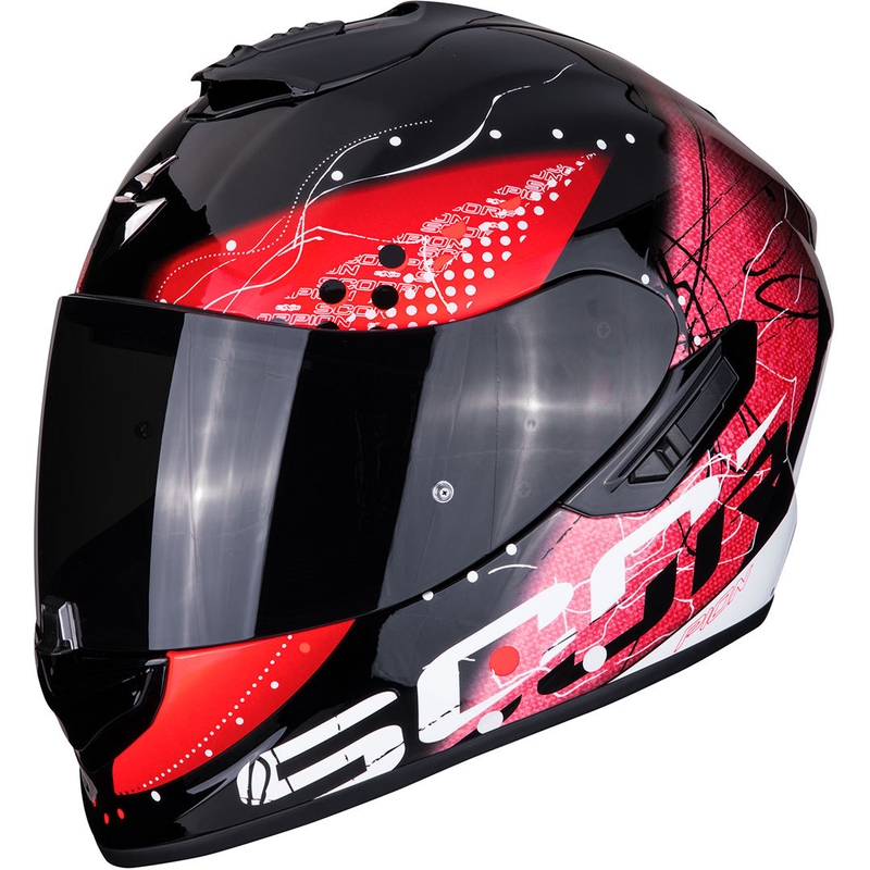 Integrált sisak Scorpion EXO-1400 Air Classy fekete-piros