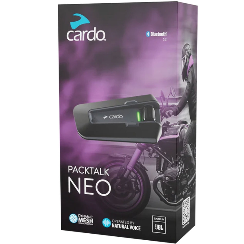 CARDO PACKTALK NEO solo bluetooth intercom