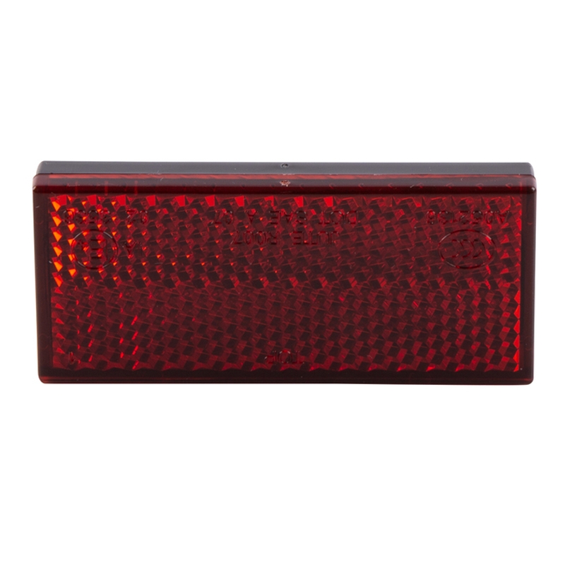 Highsider Smart fényvisszaverő menettel 70x31,5mm piros