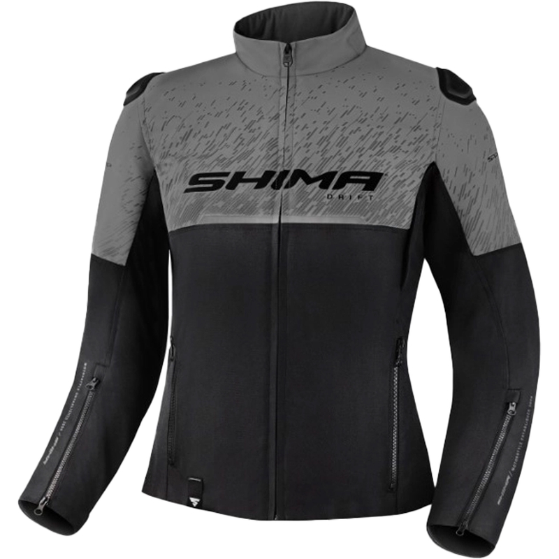 Shima Drift női motoros kabát fekete-szürke