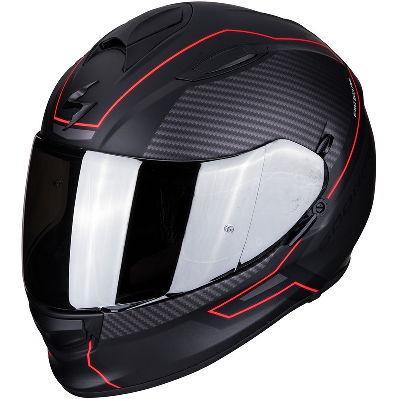 Beépített sisak Scorpion EXO-510 Air Frame fekete-piros