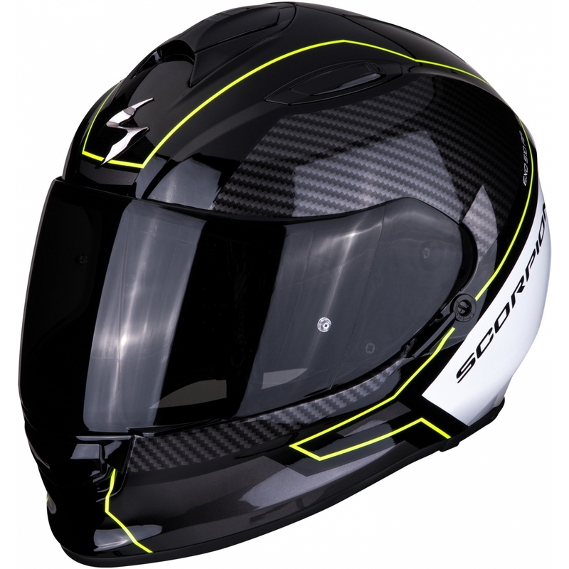 Integrált sisak Scorpion EXO-510 Air Frame fekete-fehér-fluo sárga eladó kiárusítás