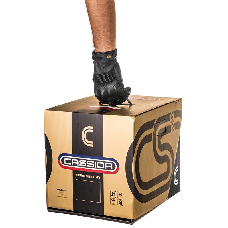 Cassida Fibre Super Hooligan zárt bukósisak fekete-zöld  - II. minőség