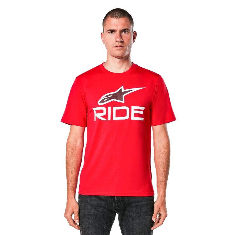 Alpinestars Ride 4.0 CSF póló piros-fehér-fekete - II. minőség