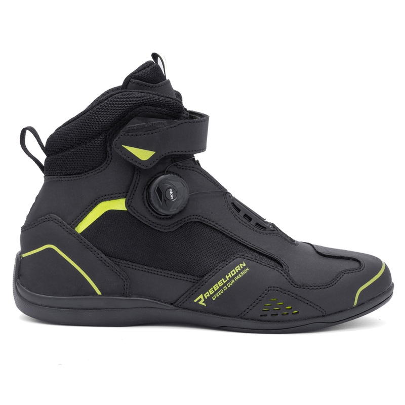 Rebelhorn Spark II motoros cipő fekete-fluo sárga - II. minőség