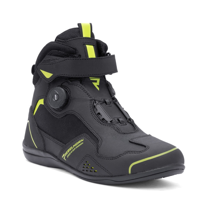 Rebelhorn Spark II motoros cipő fekete-fluo sárga - II. minőség