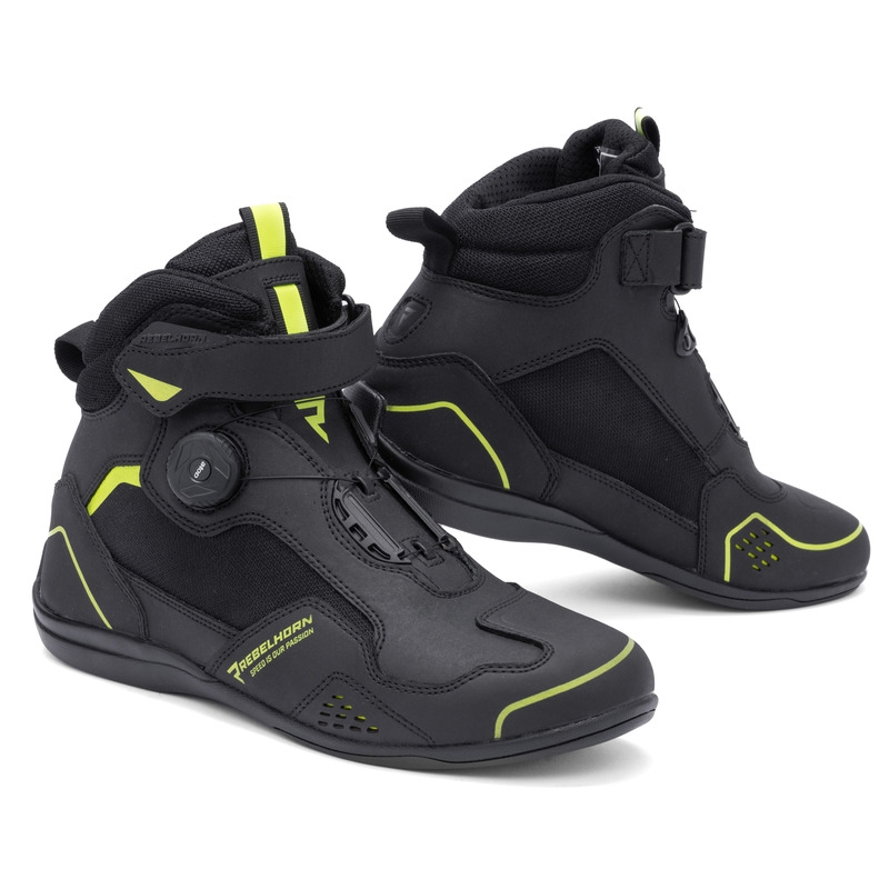 Rebelhorn Spark II motoros cipő fekete-fluo sárga - II. minőség