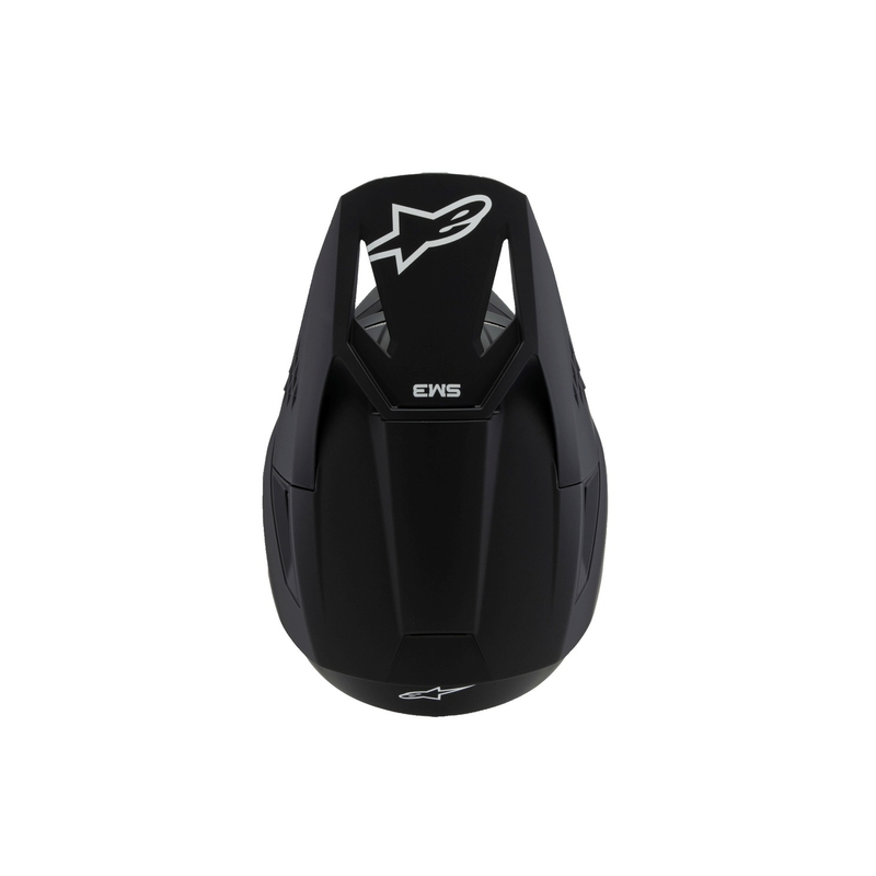 Alpinestars S-M3 SOLID 2025 gyerek motokrossz bukósisak fekete matt - II. minőség