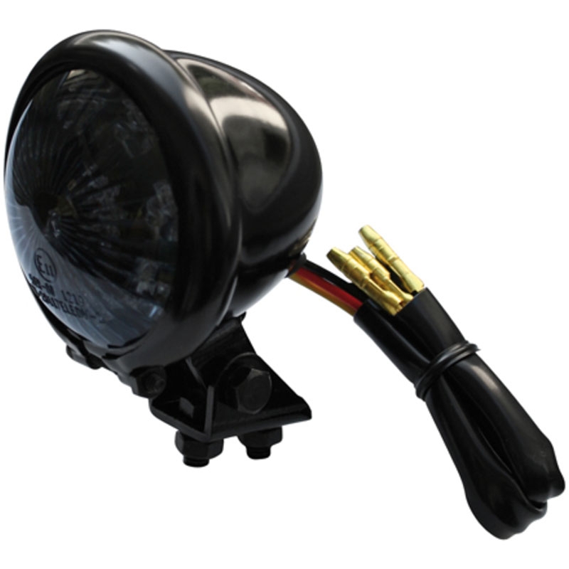 Highsider Smart Bates Style LED hátsó lámpa motorhoz fekete-füstös