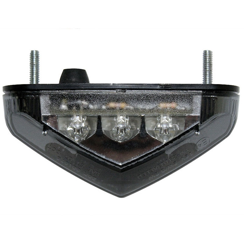 Highsider Smart LED hátsó lámpa motorhoz fekete-átlátszó