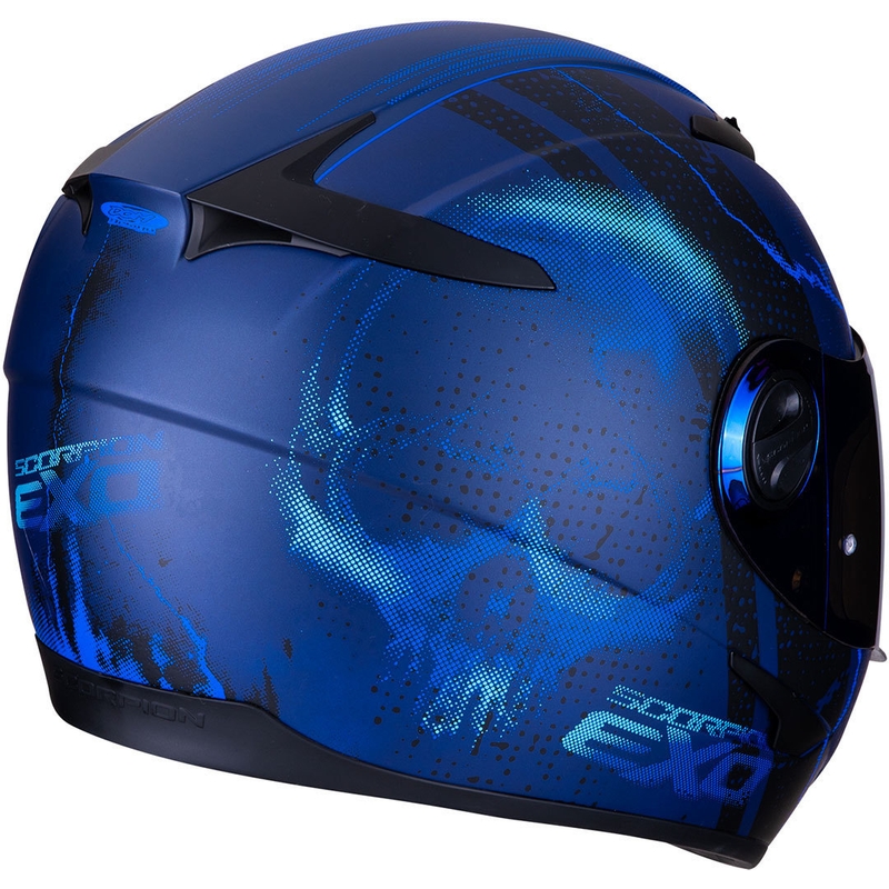 Integrált sisak Scorpion EXO-490 Dar fekete-kék