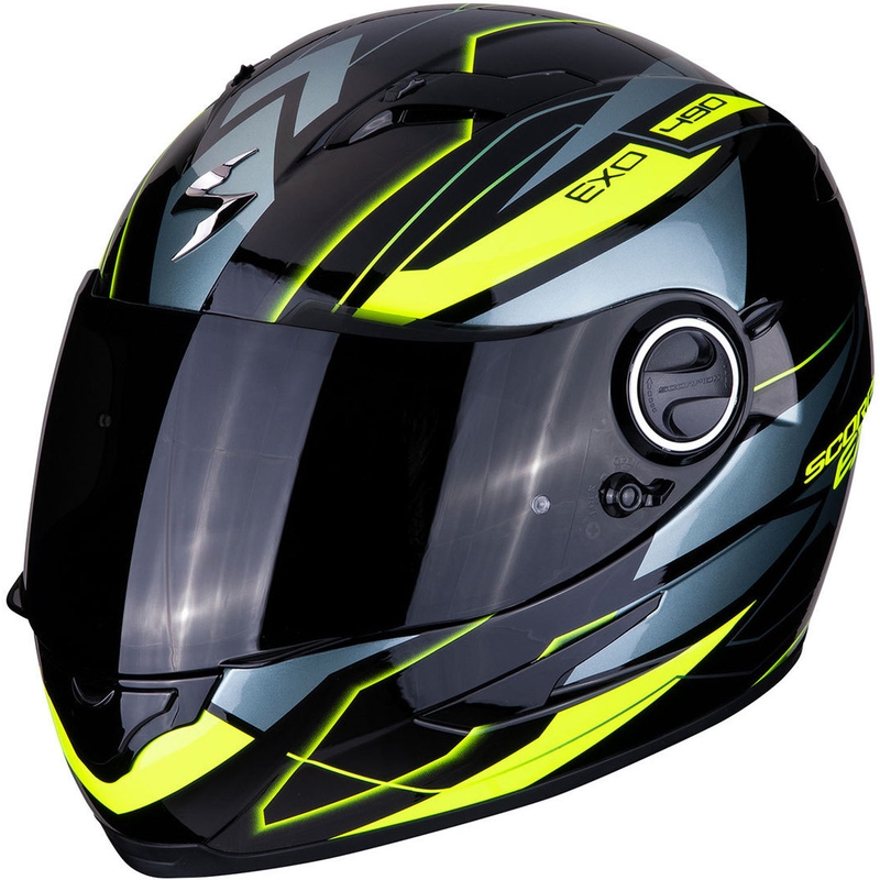 Integrált sisak Scorpion EXO-490 Nova fekete-fluo sárga