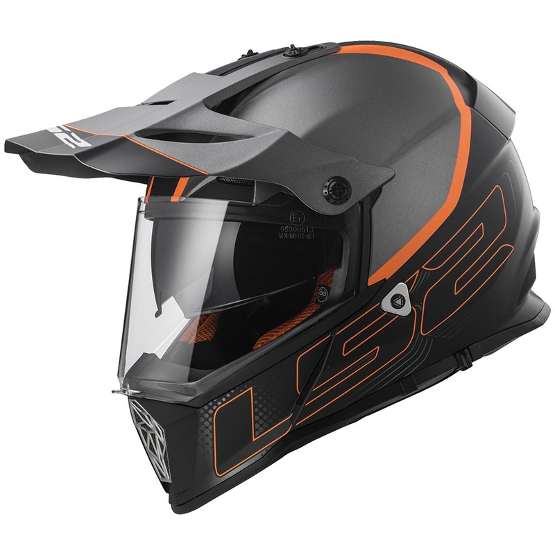 Enduro sisak LS2 MX436 Pioneer Element fekete matt - Ii.class