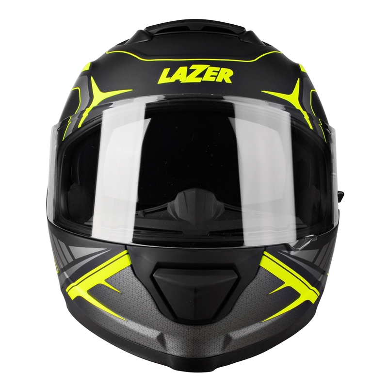 Zárt motoros sisak Lazer Rafale Hexa fekete-neon sárga kiárusítás