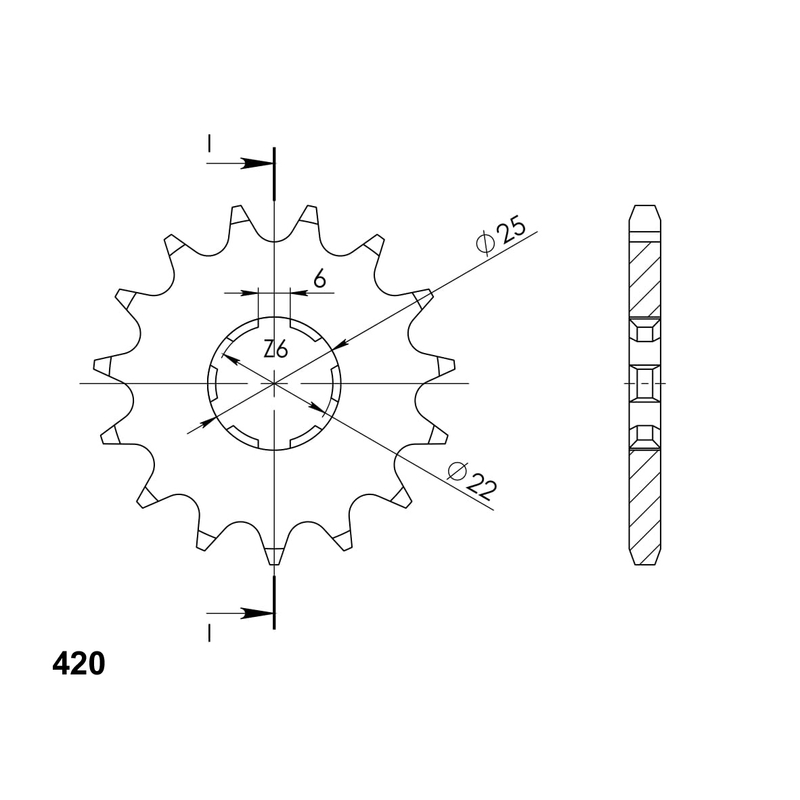 Első lánckerék SUPERSPROX