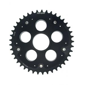 Rear sprocket STEALTH with alloy disc SUPERSPROX RSA-733_525:41-BLK fekete 41 fogak,520
