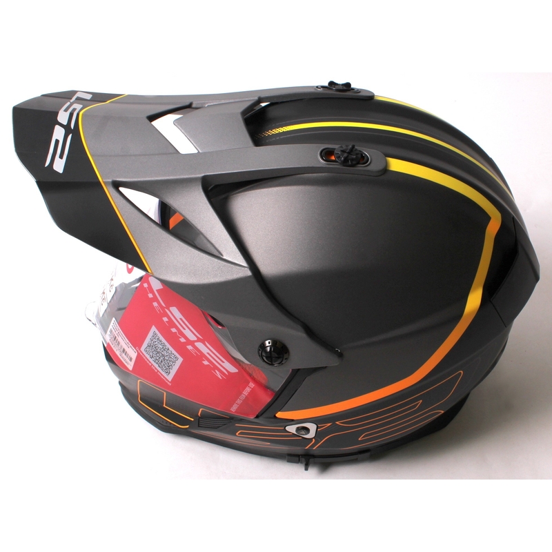 Enduro sisak LS2 MX436 Pioneer Element fekete matt - Ii.class