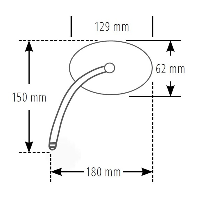 Highsider Smart Agila visszapillantó tükör bal/jobb fekete