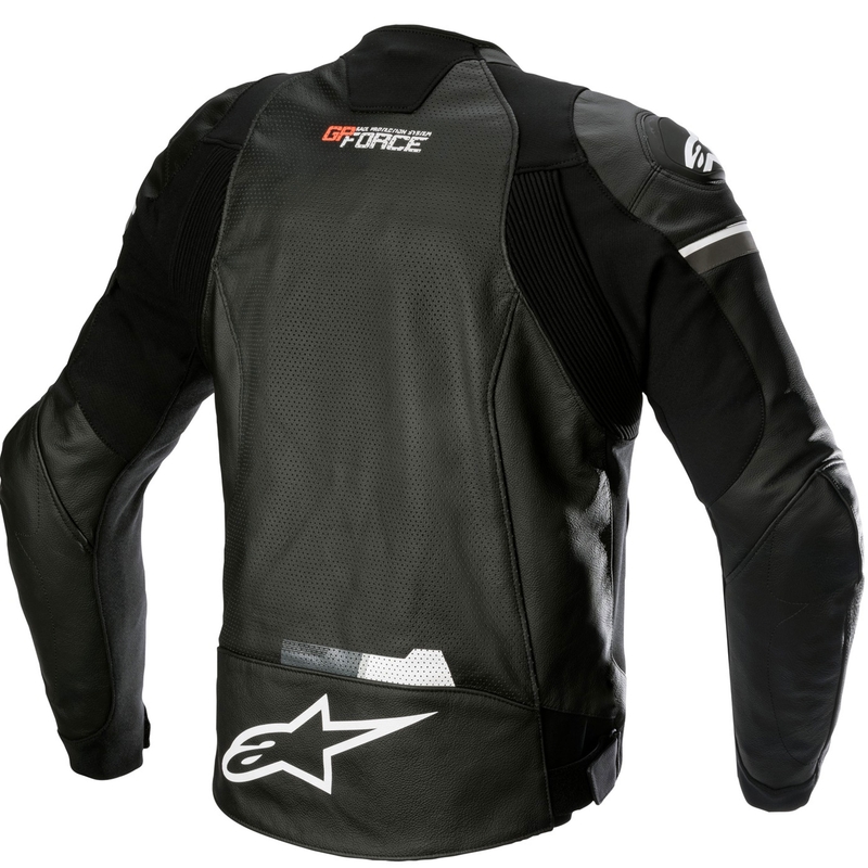 Alpinestars GP Force Airflow bőr motoros kabát fekete