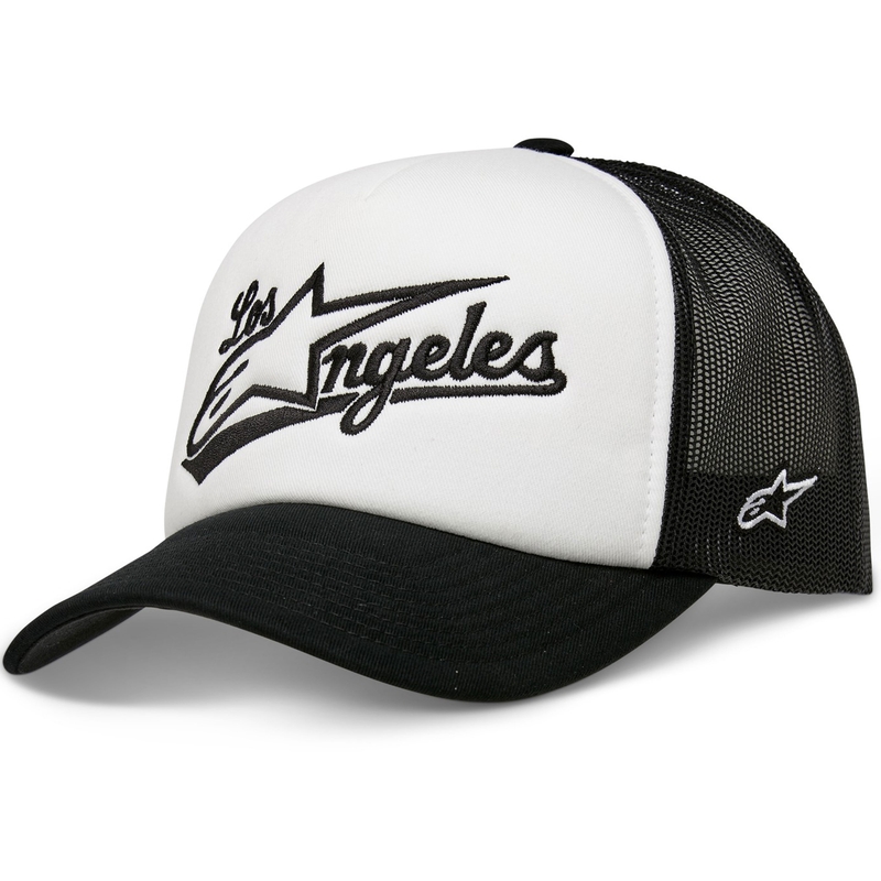 Alpinestars Los Angeles Foam Trucker Hat sapka fehér-fekete