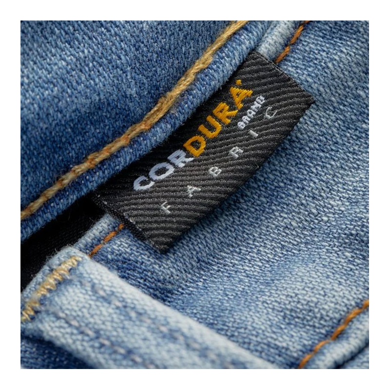 Revit Carlin SK rövidített motoros farmernadrág kék