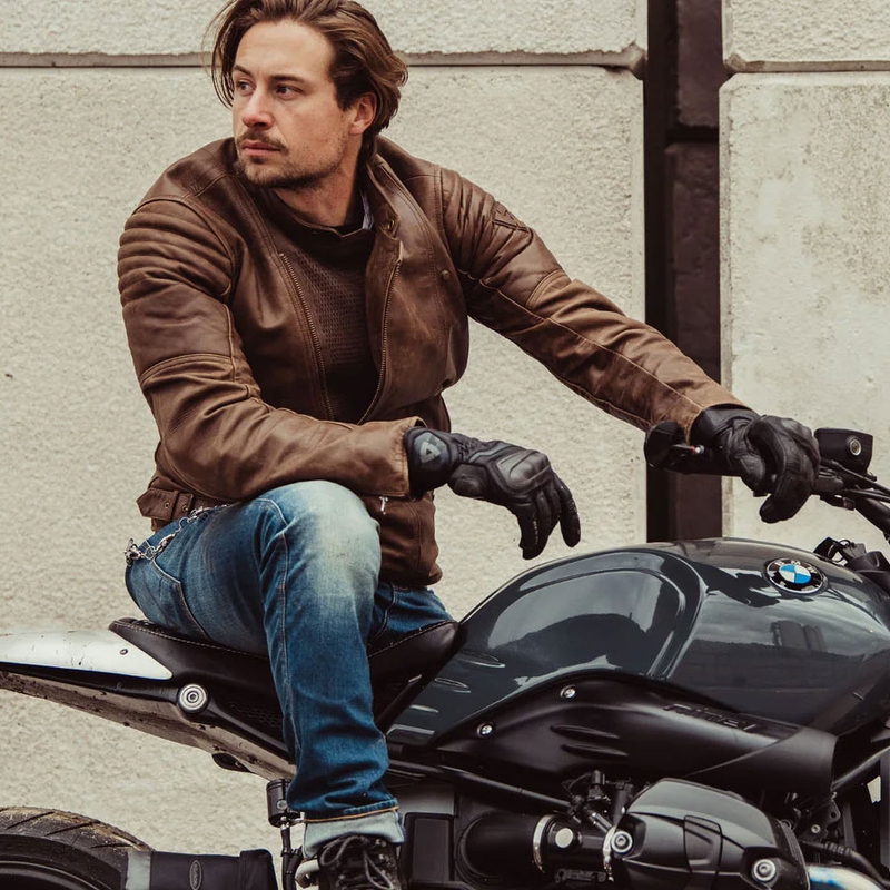 Revit Carlin SK rövidített motoros farmernadrág kék