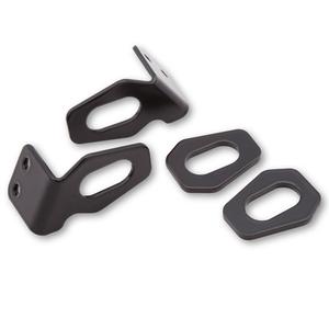 Highsider Pro tartó eredeti irányjelzőkhöz Honda motorok rendszámtáblájához fekete (pár)