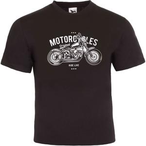 RSA Motorcycles Ride Live póló fekete