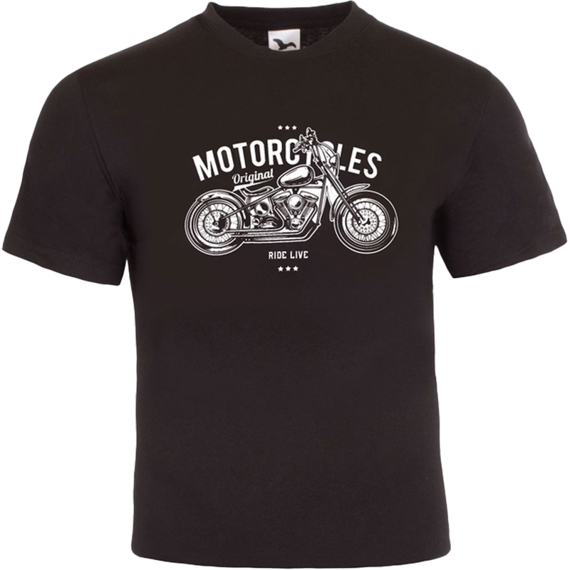 RSA Motorcycles Ride Live póló fekete
