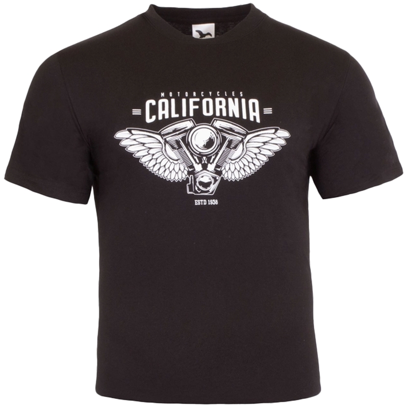 RSA Motorcycles California póló fekete