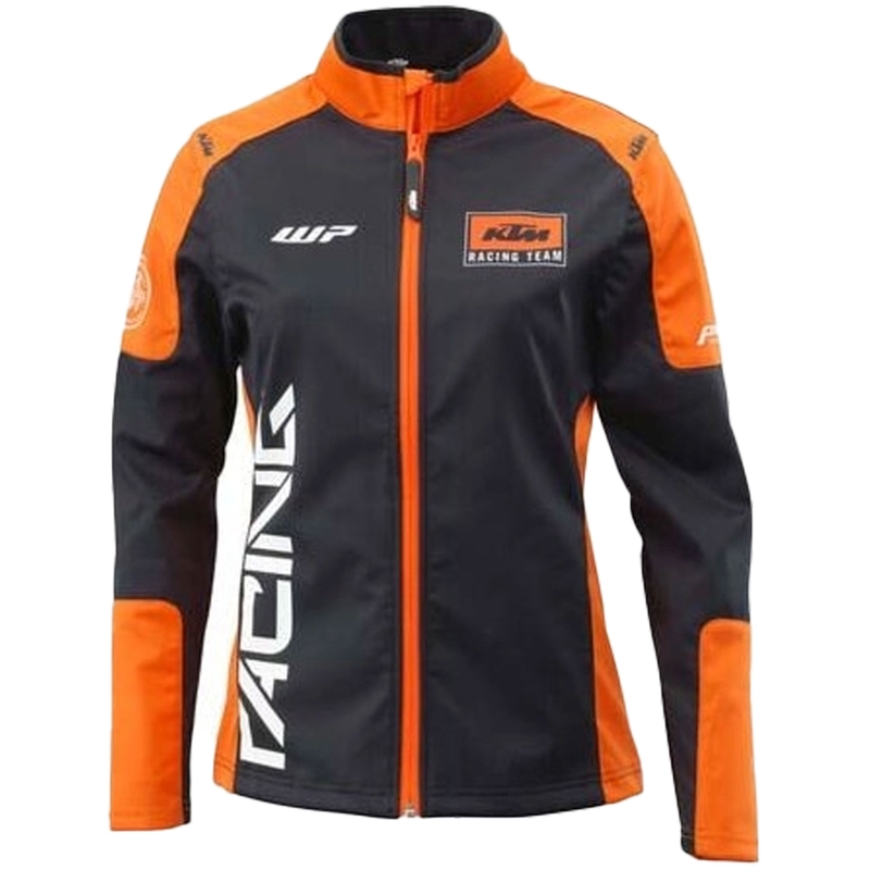 KTM Team női softshell kabát fekete-narancssárga