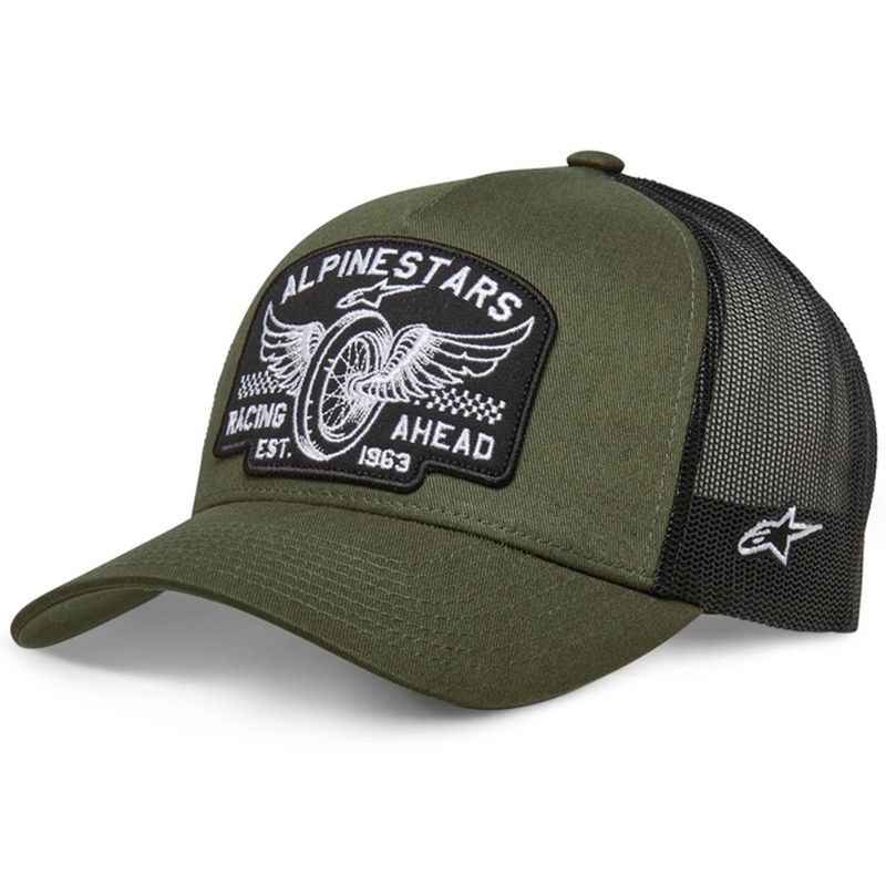 Alpinestars Heritage Patcher siltes sapka zöld-fekete