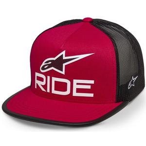 Alpinestars Ride 4.0 ER baseball sapka piros-fekete-fehér