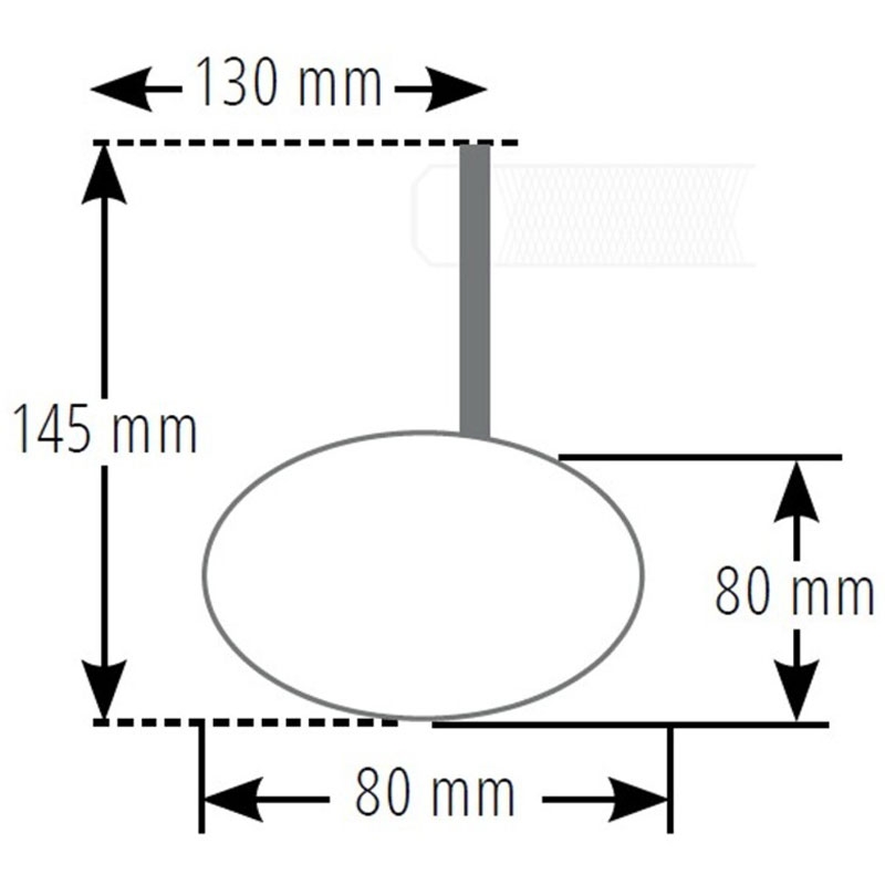 Highsider Smart Bar End visszapillantó tükör bal/jobb fekete